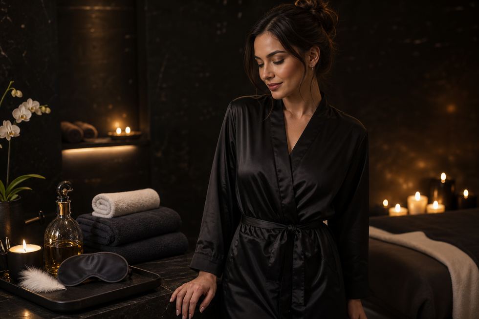 Драматичная spa-атмосфера с сенсорными аксессуарами
